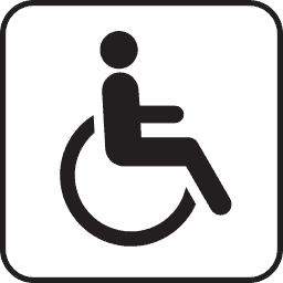 256px Rollstuhl Symbol